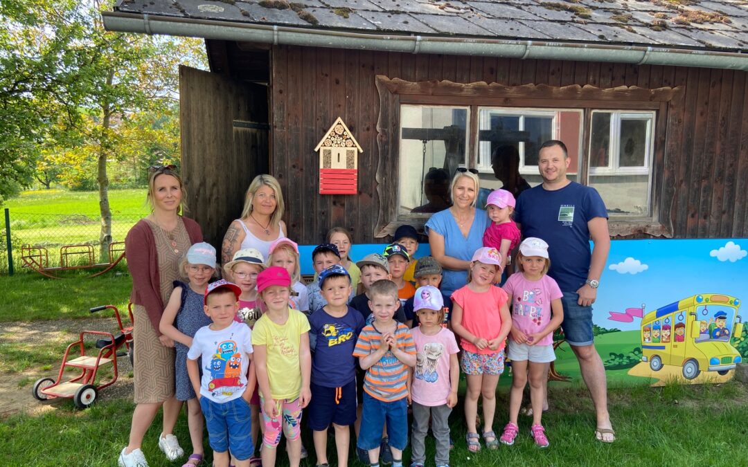 Insektenhotel für den Kindergarten